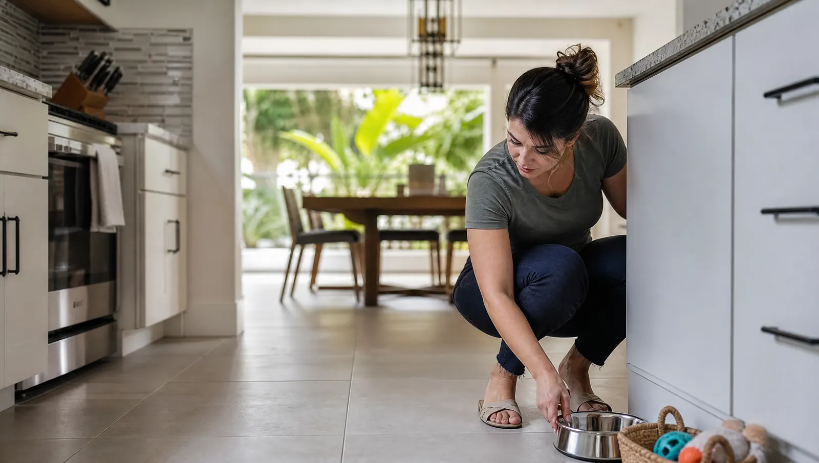 Pest Control With Kids and Pets at Home: What We Use, Where It Goes, and When You Can Come Back editorial photograph in a South Florida home or yard