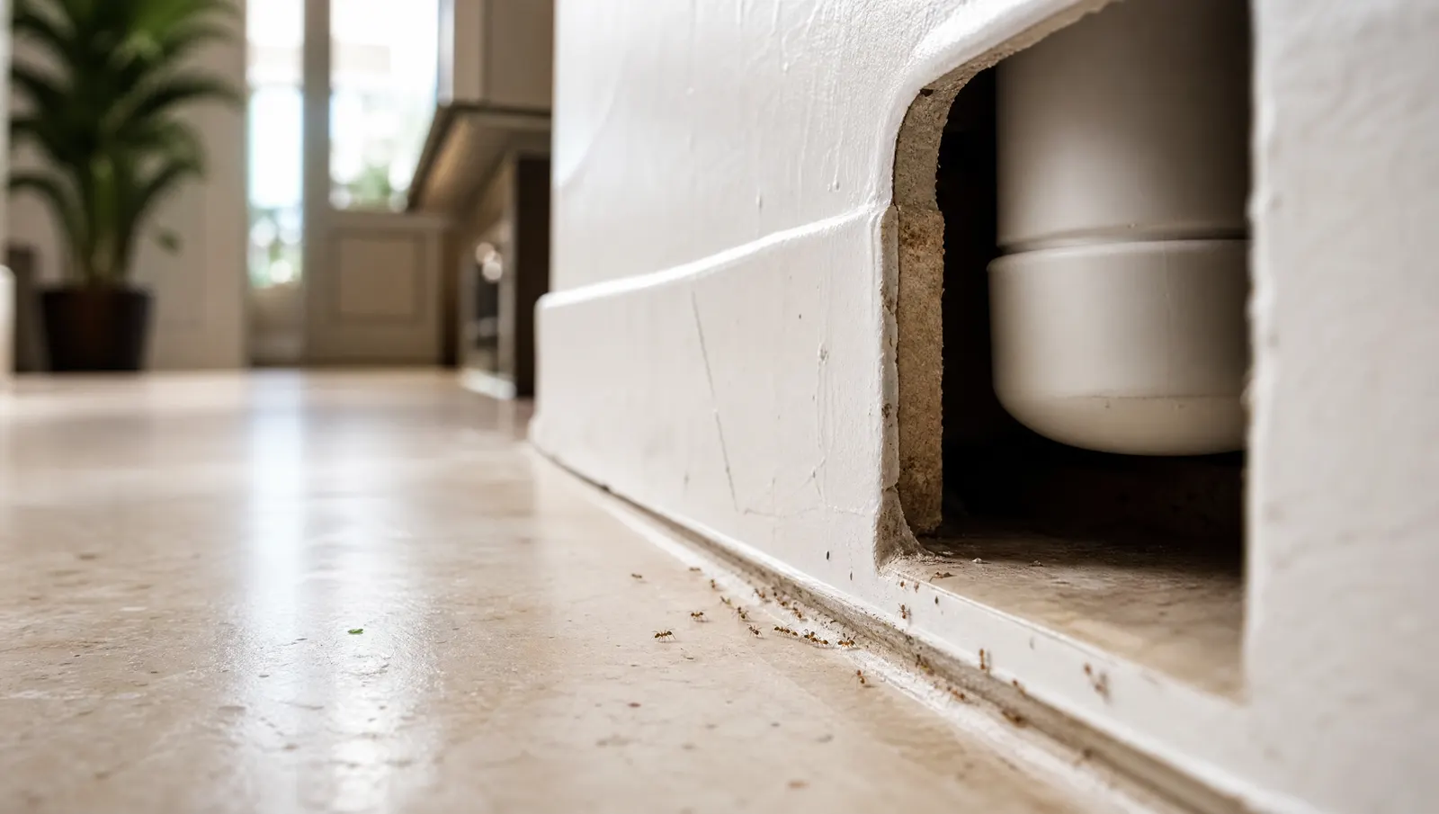 Pharaoh Ants in Florida Homes: Why They’re the Hardest to Kill editorial photograph in a South Florida home or yard
